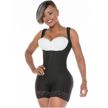Load image into Gallery viewer, Fajas Salome 0217 *PRE ORDEN*| Mid Thigh Firm Compression Full Body Shaper For Women | Butt Lifter Open Bust Postpartum Bodysuit | Powernet